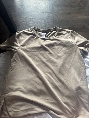 Men's Short-Sleeve Crewneck Shirt - Beige